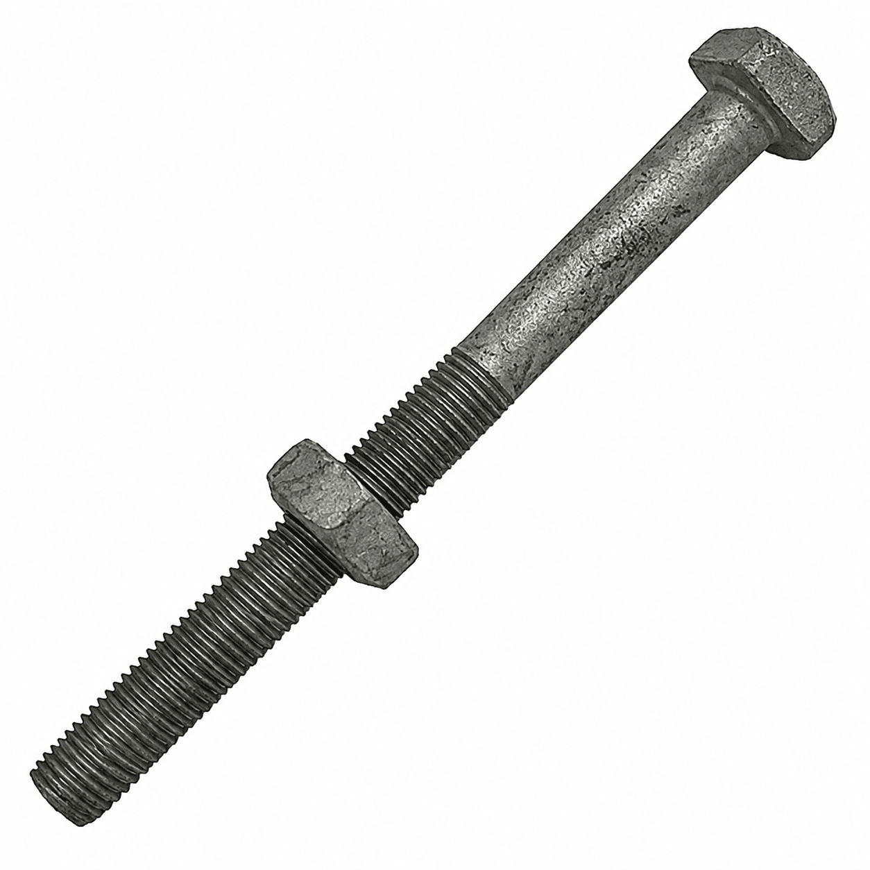 Parafuso máquina galvanizado a fogo com porca, fornecido pela Energyn